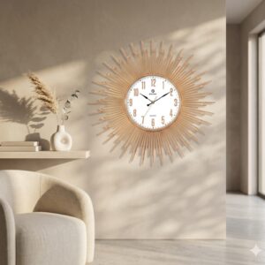 YS1670 ( Luxury Sunburst Crystal Wall Clock ) ( PcsCTN.12 )