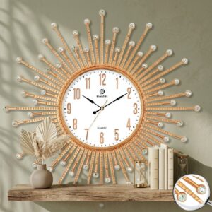 YS1671 ( Premium Crystal Sunburst Wall Clock ) ( PCsCtn.12 )