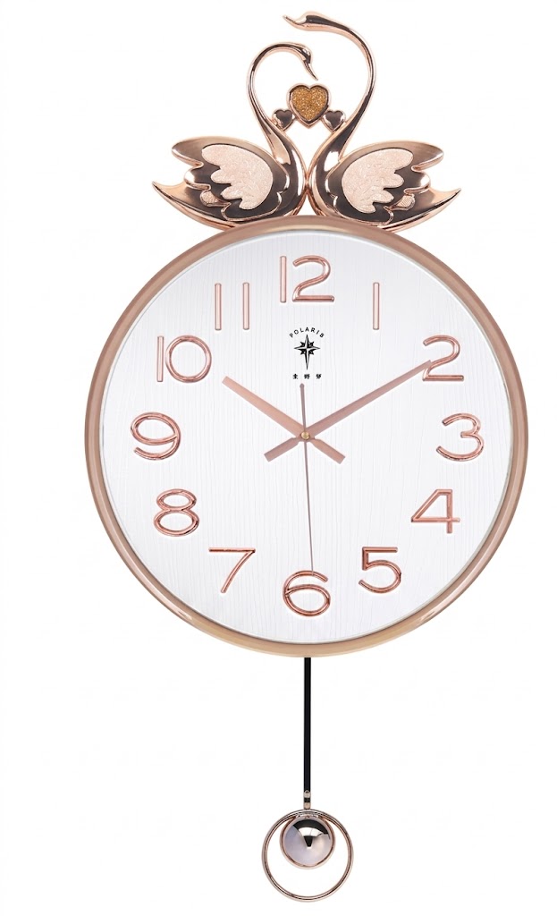 YS1679 ( Elegant Swan Pendulum Wall Clock ) ( PcsCtn.10 ) - Image 2