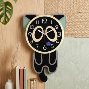 YS1682 ( Cute Cat-Shaped Wall Clock ) ( PcsCtn.20 )