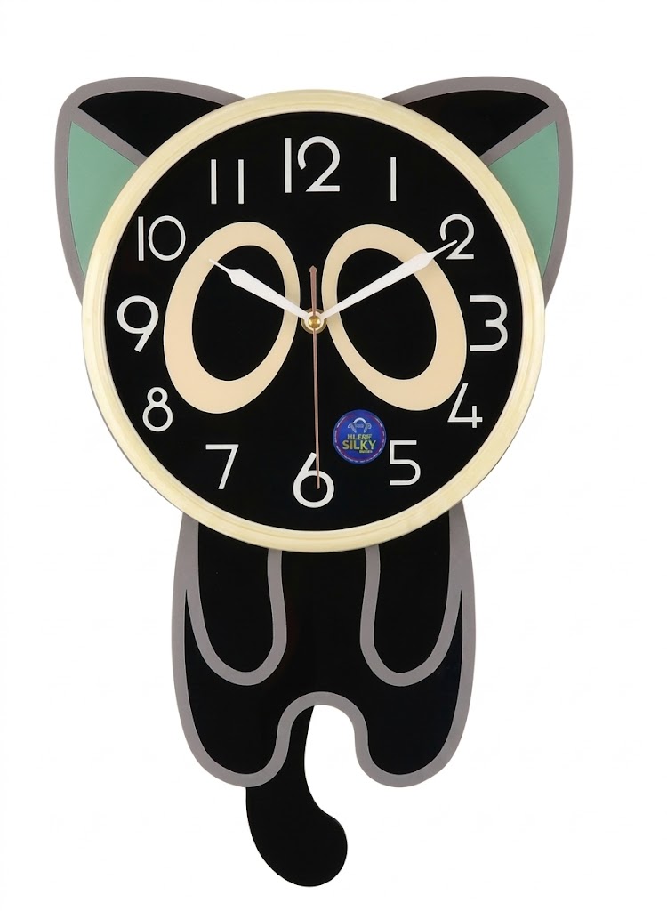YS1682 ( Cute Cat-Shaped Wall Clock ) ( PcsCtn.20 ) - Image 2