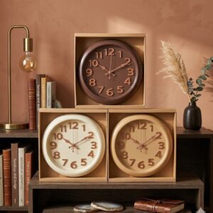 YS1700 ( Elegant Round Plastic Wall Clock ) ( PcsCtn.20 )