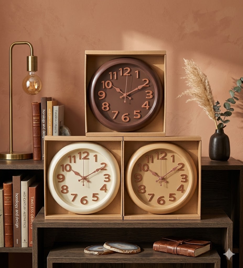 YS1700 ( Elegant Round Plastic Wall Clock ) ( PcsCtn.20 )