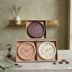 YS1703 ( Modern Round Plastic Wall Clock ) ( PcsCtn.30 )