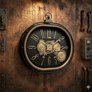 YS1750 ( Vintage Industrial Gear Wall Clock ) ( PcsCtn.8 )