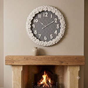 YS1752 ( Bloom Elegance Floral Wall Clock ) ( PcsCtn.6 )