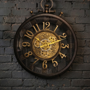 YS1757 ( Vintage Pocket Watch Gear Wall Clock ) ( PcsCTn.6 )