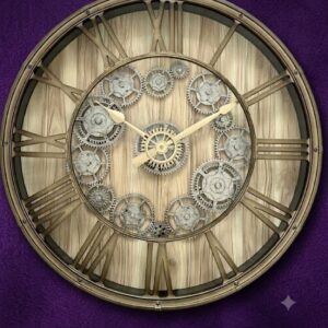 YS1760 ( Heritage Gear Roman Wall Clock ) ( PcsCtn.8 )