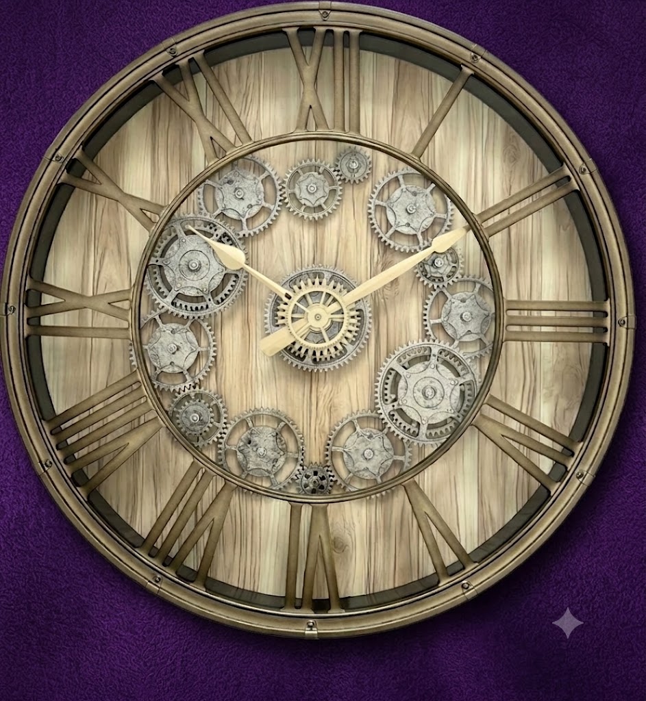 YS1760 ( Heritage Gear Roman Wall Clock ) ( PcsCtn.8 )