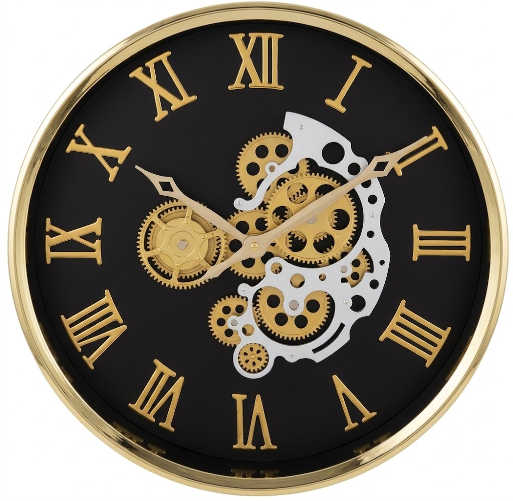 YS1768 ( Imperial Gear Roman Wall Clock ) ( PcsCtn.6 ) - Image 2