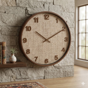 YS1769 ( Rustic Weave Round Wall Clock ) ( PcsCtn.10 )