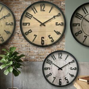 YS1775 ( Rustic Heritage Wood Wall Clock Collection ) ( PcsCtn.20 )