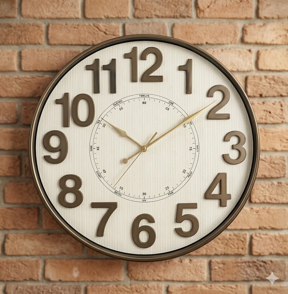 YS1781 ( Modern Oversized Numeric Wall Clock ) ( PcsCtn.6 )