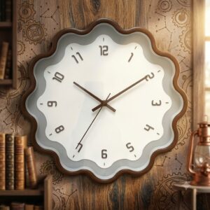 YS1783 ( Scallop Edge Modern Wall Clock ) ( PcsCtn.20 )