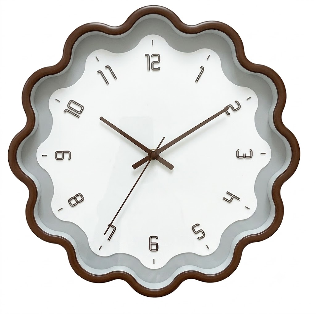 YS1783 ( Scallop Edge Modern Wall Clock ) ( PcsCtn.20 ) - Image 2