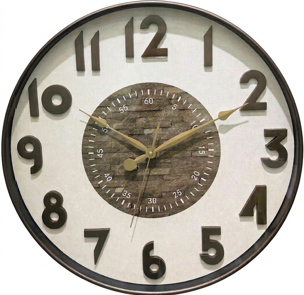 YS1786 ( Urban Stone Accent Wall Clock ) ( PcsCtn8 ) - Image 2