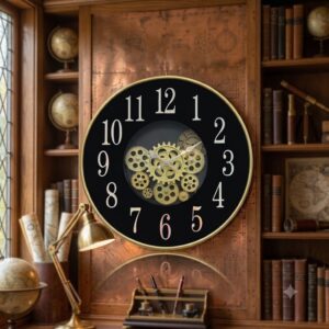 YS1790 ( Royal Gear Luxe Wall Clock ) (PcsCtn.8 )