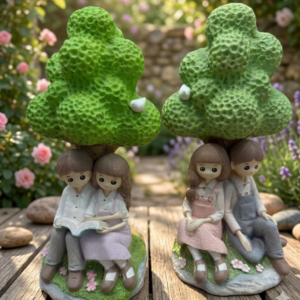 YS1844 ( Cute Couple Under Tree Polyresin Showpiece ) ( PcsCtn.12 )