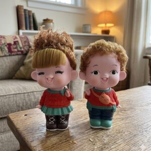 YS1857 ( Joyful Twin Kids Decorative Showpiece ) ( PcsCtn.48 )