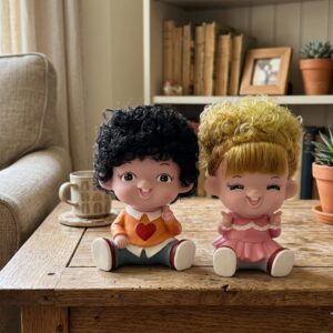 YS1859 ( Sweet Smiles Twin Kids Showpiece Set ) ( PcsCtn.48 )
