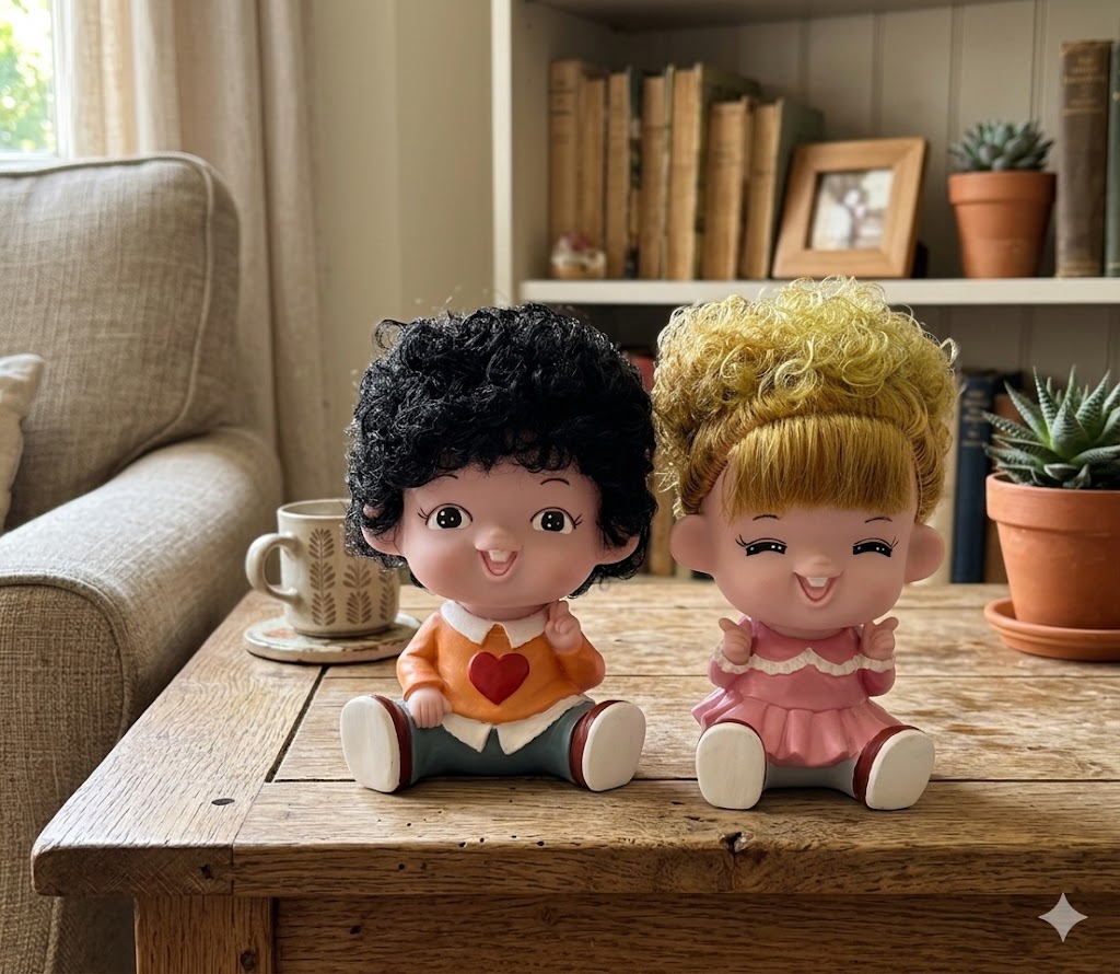 YS1859 ( Sweet Smiles Twin Kids Showpiece Set ) ( PcsCtn.48 )