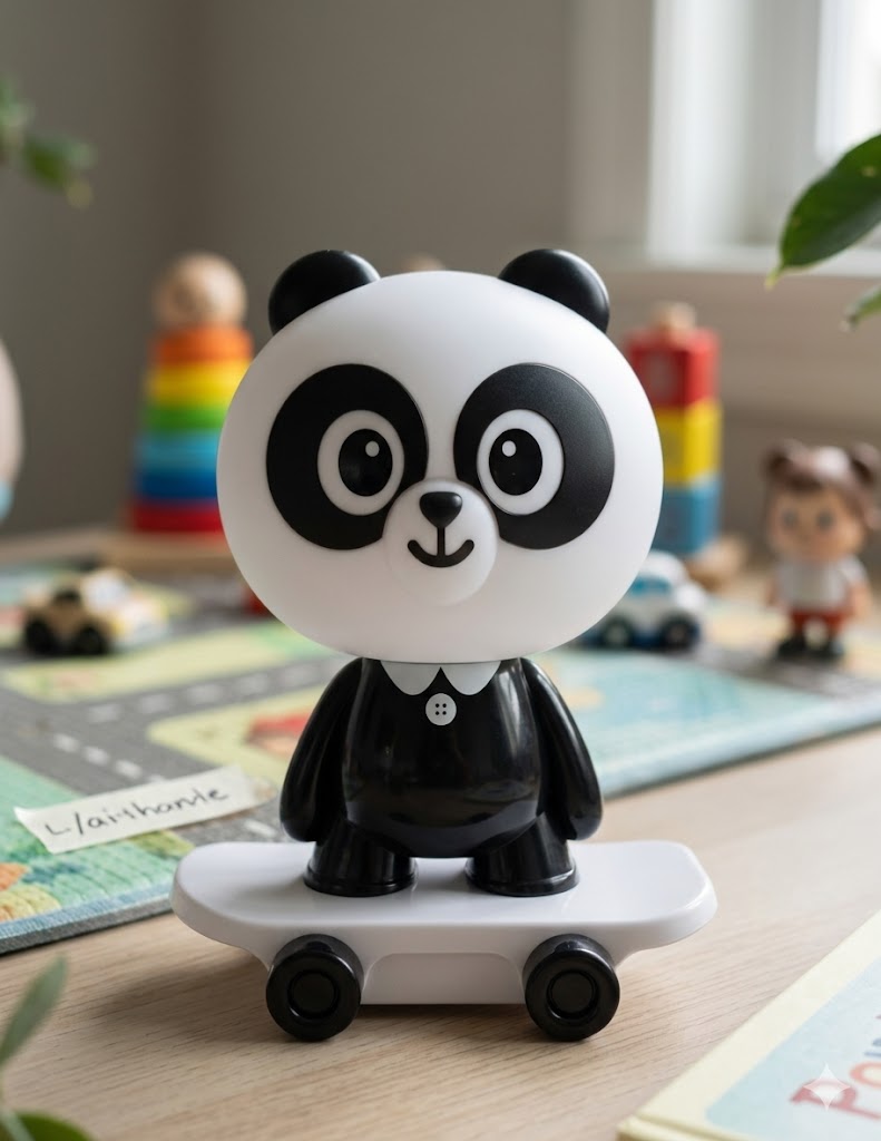 YS1866 ( Panda Rider Figurine ) ( PcsCtn.24 )
