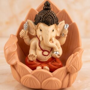 YS1893 ( Divine Lotus Ganesha Idol Showpiece ) ( PcsCtn.96 )