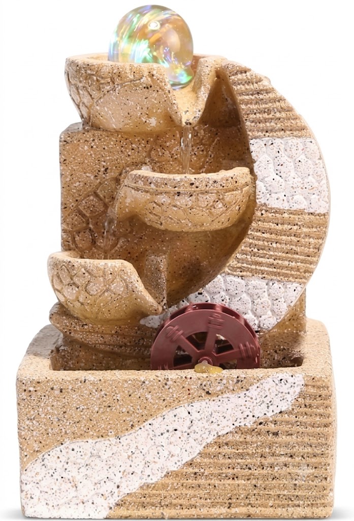 YS1914 ( Crystal Orb Water Wheel Indoor Fountain Showpiece ) ( PcsCtn.24 ) - Image 2