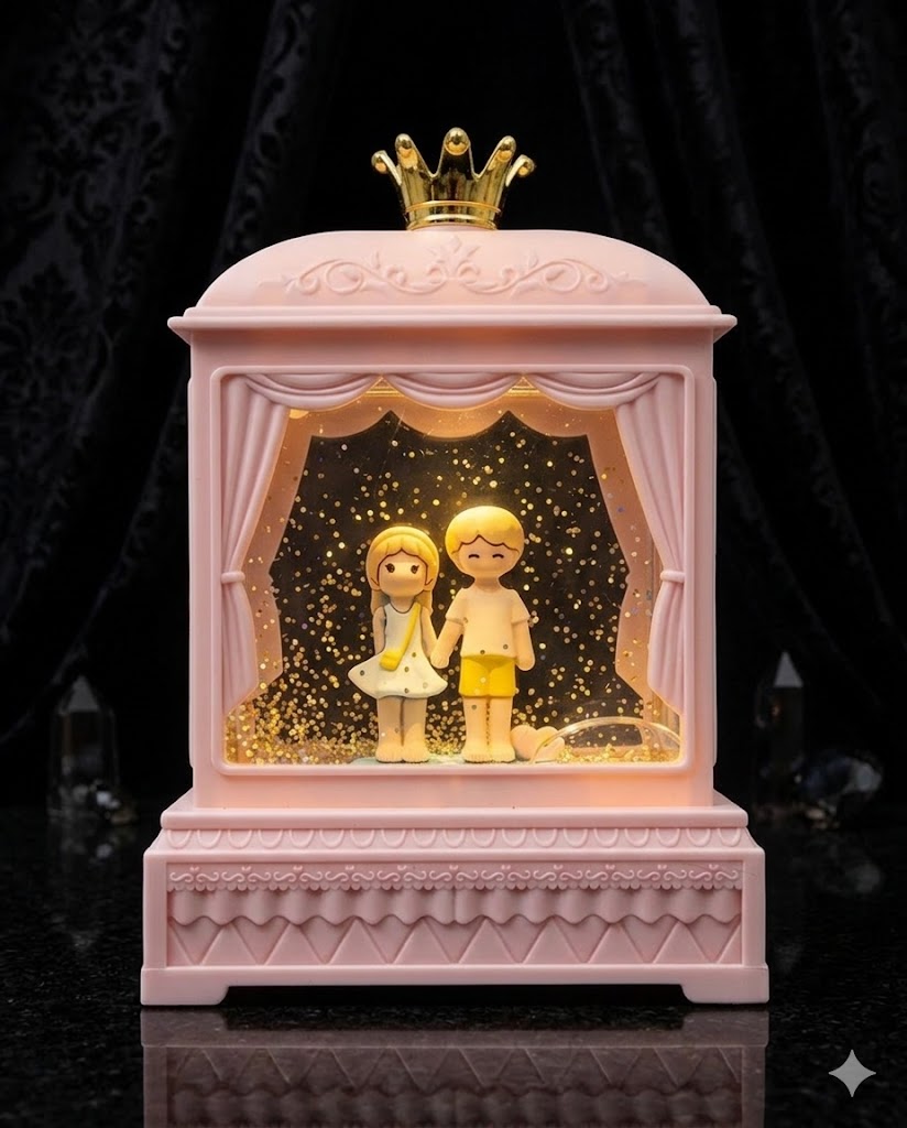 YS1918 ( Royal Kids Glitter LED Showpiece with Crown Design ) ( PcsCtn.36 )