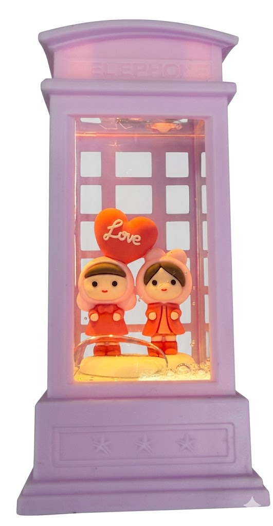YS1922 ( Love Couple LED Telephone Booth Showpiece ) ( PcsCtn.60 ) - Image 2