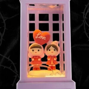 YS1922 ( Love Couple LED Telephone Booth Showpiece ) ( PcsCtn.60 )