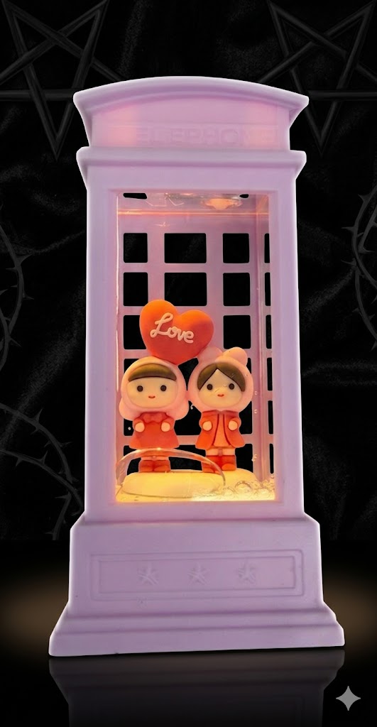 YS1922 ( Love Couple LED Telephone Booth Showpiece ) ( PcsCtn.60 )