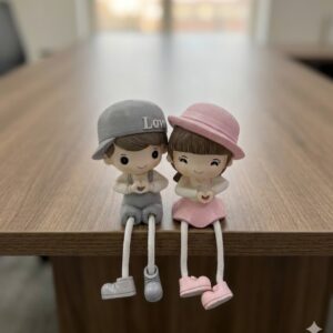YS1966  ( Cute Love Couple Sitting Showpiece Set ) ( PcsCtn.72 )