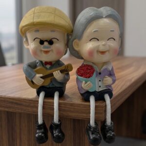 YS1968  ( Happy Grandparents Hanging Legs Showpiece Set ) ( PcsCtn.72 )