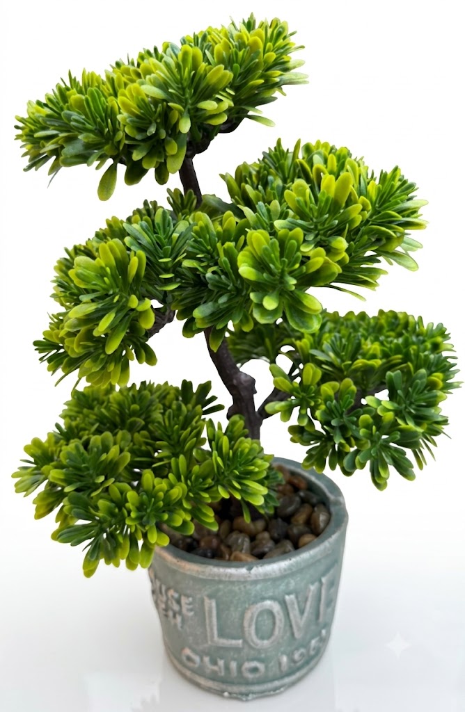 YS1983 ( Bonsai-Style Potted Topiary (likely an artificial decorative bonsai ) ( pcsCtn. - Image 2