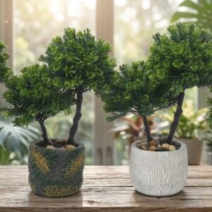 YS1985 ( Bonsai-Style Artificial Topiary Trees in Decorative Pots ) ( pcsCtn.48 )