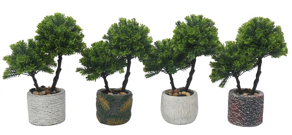 YS1985 ( Bonsai-Style Artificial Topiary Trees in Decorative Pots ) ( pcsCtn.48 ) - Image 2