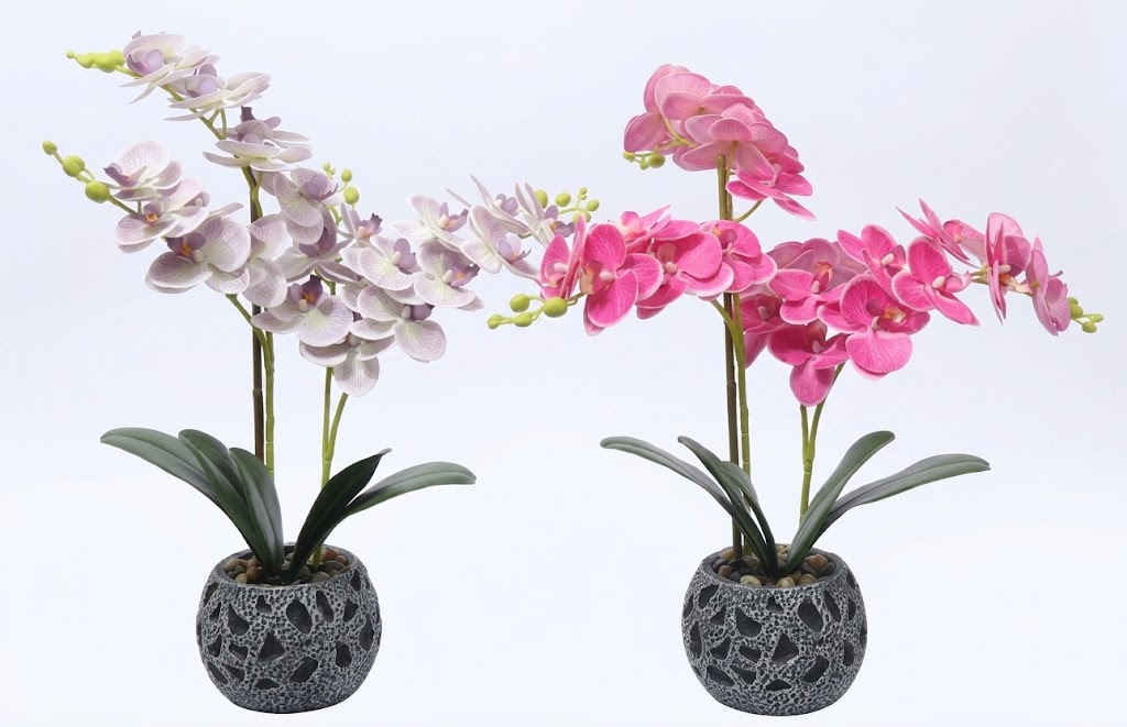 YS2006 ( Luxury Artificial Phalaenopsis Orchid Flower Arrangement in Designer Decorative Pot ) ( PcsCtn.24 ) - Image 2