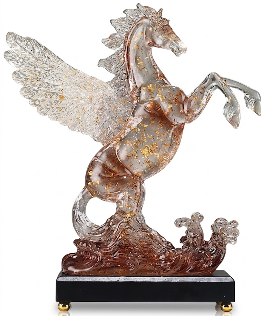 YS2031 ( Celestial Pegasus Crystal Art Showpiece ) ( PcsCtn.12 ) - Image 2