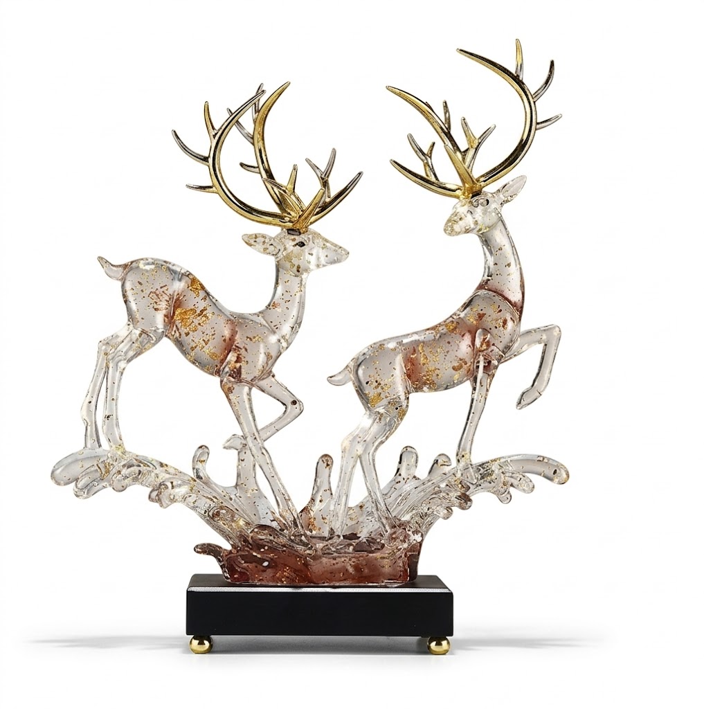 YS2034 ( Royal Stag Harmony Resin Sculpture ) ( PcsCtn.12 ) - Image 2