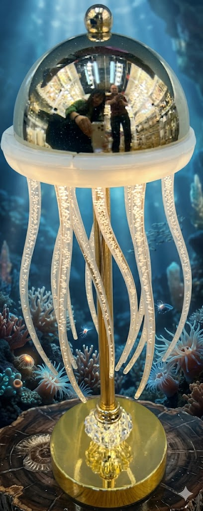 YS2038 ( Luxury Jellyfish LED Decorative Table Lamp ) ( PcsCtn.24 )