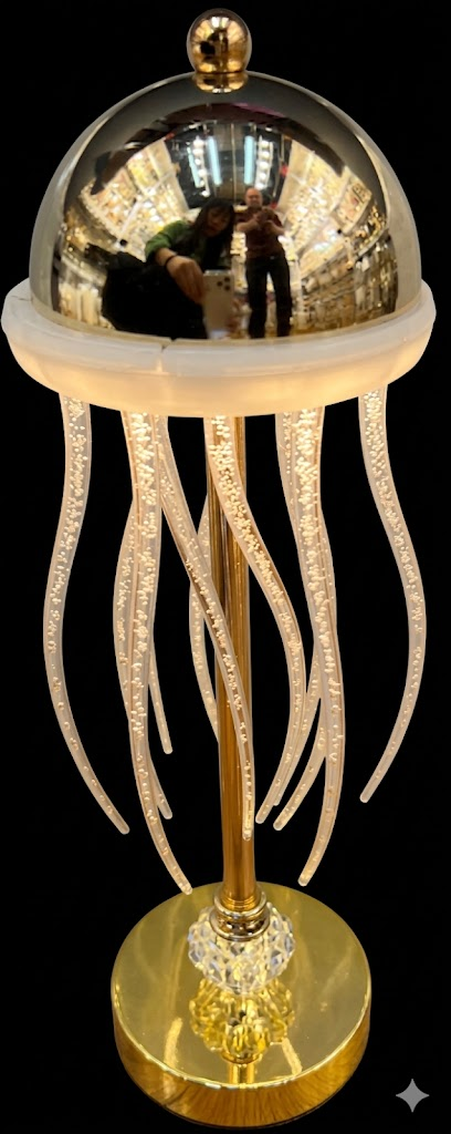 YS2038 ( Luxury Jellyfish LED Decorative Table Lamp ) ( PcsCtn.24 ) - Image 2