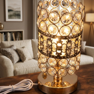 YS2047 ( Elegant Crystal Metal Table Lamp Showpiece ) ( PcsCtn.40 )