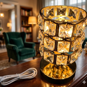 YS2048 ( Elegant Crystal Glow Table Lamp / Crystal Candle-Style LED Accent Lamp ) ( PcsCtn.40 )
