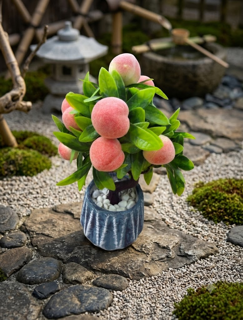 YS2055 ( Peach Blossom Decorative Fruit Showpiece ) ( PcsCtn.72 )
