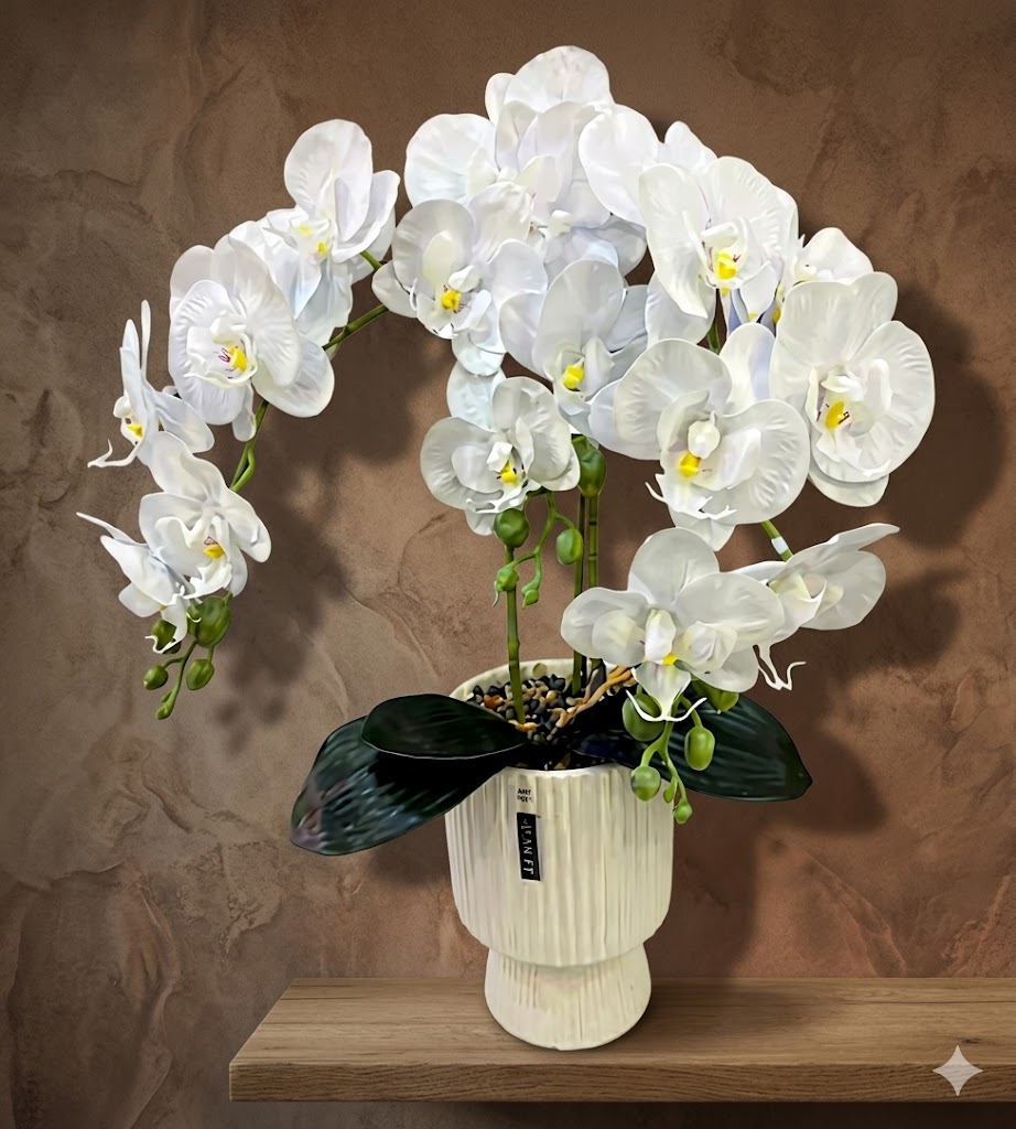 YS2110 ( Elegant White Phalaenopsis Orchid Arrangement ) ( PcsCtn.24 )