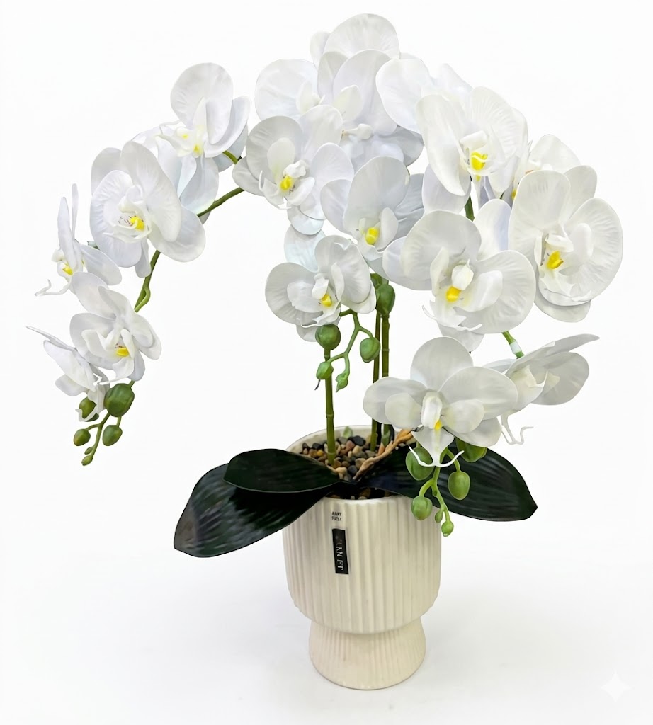 YS2110 ( Elegant White Phalaenopsis Orchid Arrangement ) ( PcsCtn.24 ) - Image 2