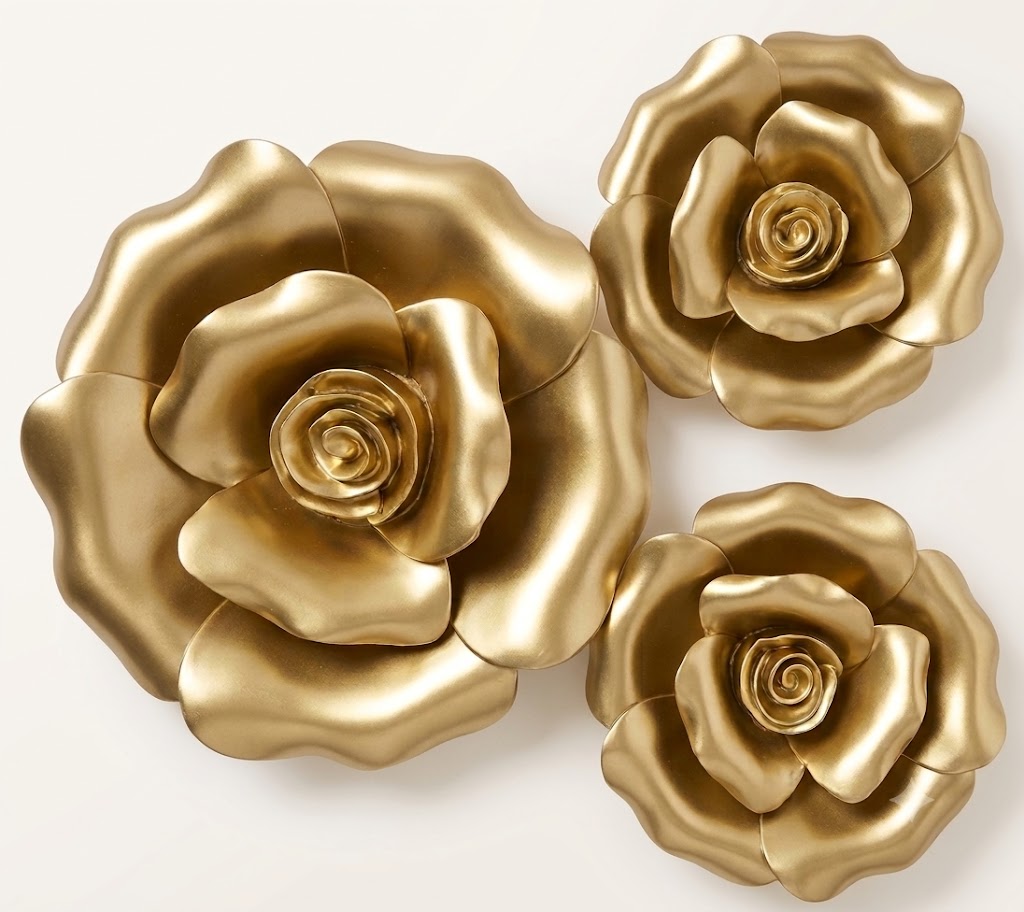 YS2179 ( Golden Bloom Luxury Wall Décor ) ( PcsCtn.8 )