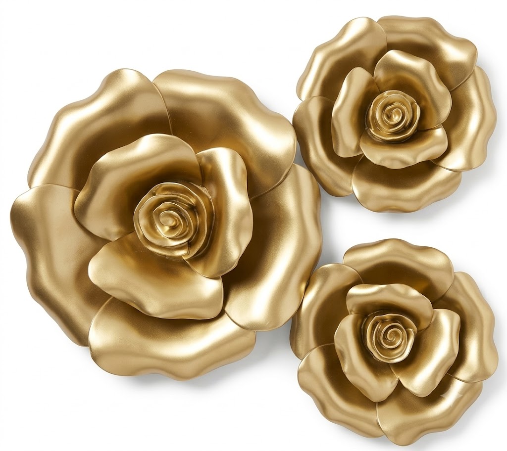 YS2179 ( Golden Bloom Luxury Wall Décor ) ( PcsCtn.8 ) - Image 2