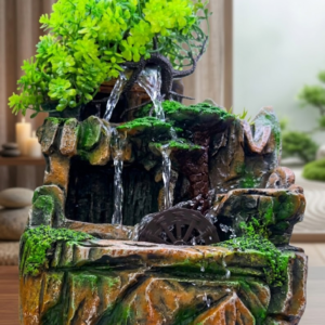YS2245 ( Enchanted Cascading Water Wheel Fountain with Bonsai Tree ) ( PcsCTn.18 )